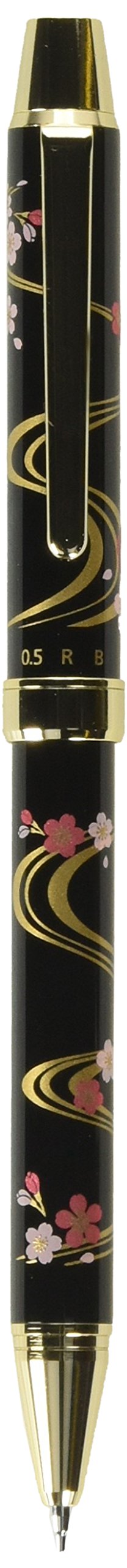 Pilot 2+1 Miyabi Emaki Sakura Mechanical Pencil 0.5mm and Ballpoint Pen 0.7mm Black Body-Kiichin - The #1 Place for Japanese Goods in Your Hand!