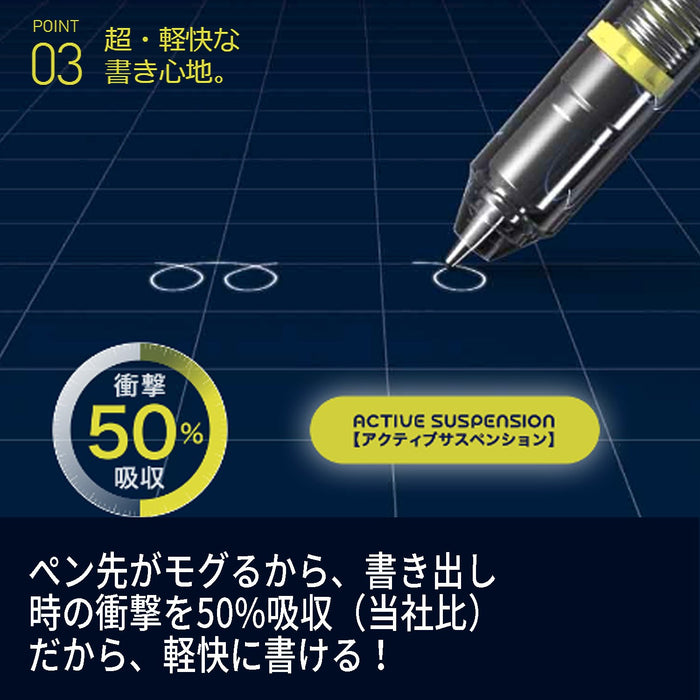 Pilot Mogul Air 0.5 Black Mechanical Pencil HFMA-50R-B Pain-Free Writing-Kiichin - The #1 Place for Japanese Goods in Your Hand!