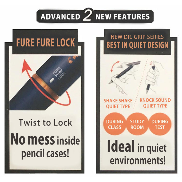 Pilot The Doctor Grip 0.5mm Dark Gray Mechanical Pencil Htdg-90R-Dgy-Kiichin - The #1 Place for Japanese Goods in Your Hand!