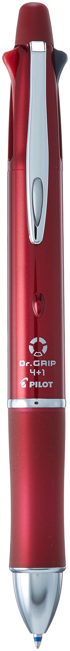 Pilot Doctor Grip 4+1 Bordeaux Multifunctional Pen with 0.7mm Ballpoint & 0.5mm Sharp-Kiichin - The #1 Place for Japanese Goods in Your Hand!