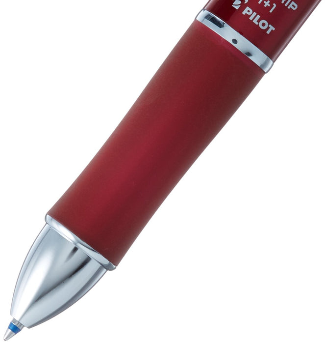 Pilot Doctor Grip 4+1 Bordeaux Multifunctional Pen with 0.7mm Ballpoint & 0.5mm Sharp-Kiichin - The #1 Place for Japanese Goods in Your Hand!