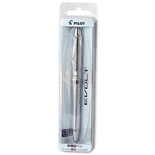 Pilot Two Plus One Evolt Multi-Function Writing Tool - Herringbone Silver-Kiichin - The #1 Place for Japanese Goods in Your Hand!