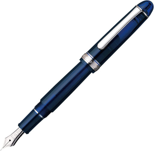 Platinum Pen 3776 Century Chartres Blue Fountain Pen Double Bold with Love Kanji Sticker-Kiichin - The #1 Place for Japanese Goods in Your Hand!