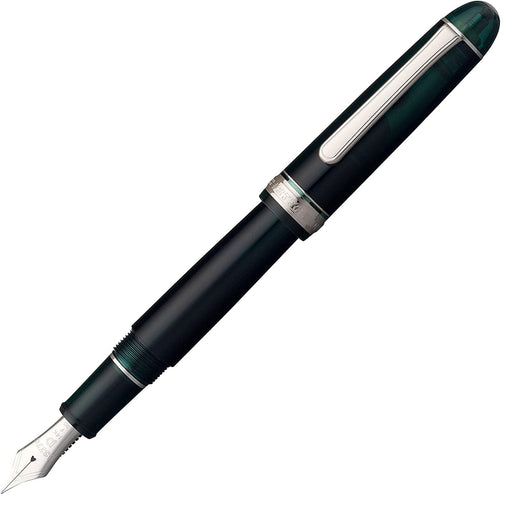 Platinum Pen 3776 Century Fountain Pen Medium Point Rhodium Finish Laurel Green with Love Sticker-Kiichin - The #1 Place for Japanese Goods in Your Hand!