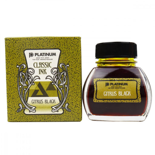 Platinum Fountain Pen Classic 47 Citrus Black Bottle Ink Inkk-2000-Kiichin - The #1 Place for Japanese Goods in Your Hand!