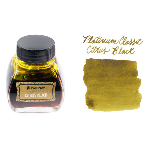 Platinum Fountain Pen Classic 47 Citrus Black Bottle Ink Inkk-2000-Kiichin - The #1 Place for Japanese Goods in Your Hand!