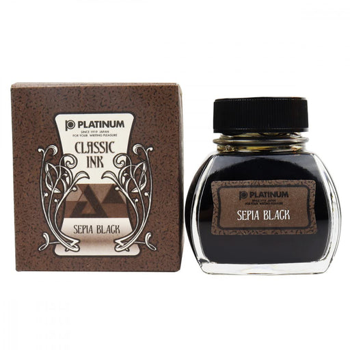 Platinum Fountain Pen - Classic 66 Sepia Black Bottle Ink Model Inkk-2000-66-Kiichin - The #1 Place for Japanese Goods in Your Hand!