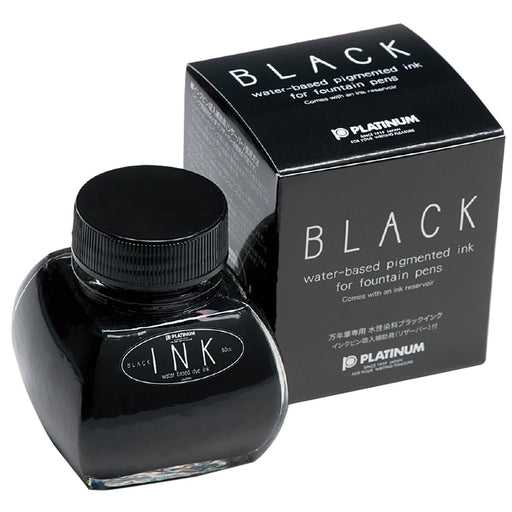Platinum Fountain Pen 1 Piece with Bottle Ink-1200#1 Black Water-Based Dye Ink-Kiichin - The #1 Place for Japanese Goods in Your Hand!