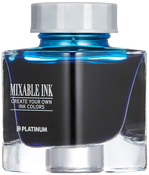Platinum Fountain Pen - Aqua Blue Mixable Bottle Ink 57 Inkm-1000-57 Model-Kiichin - The #1 Place for Japanese Goods in Your Hand!