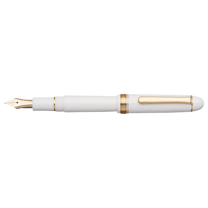 Platinum Fountain Pen #3776 Century Medium Point Chenonceau White Size 139.5x15.4mm 20.5g-Kiichin - The #1 Place for Japanese Goods in Your Hand!