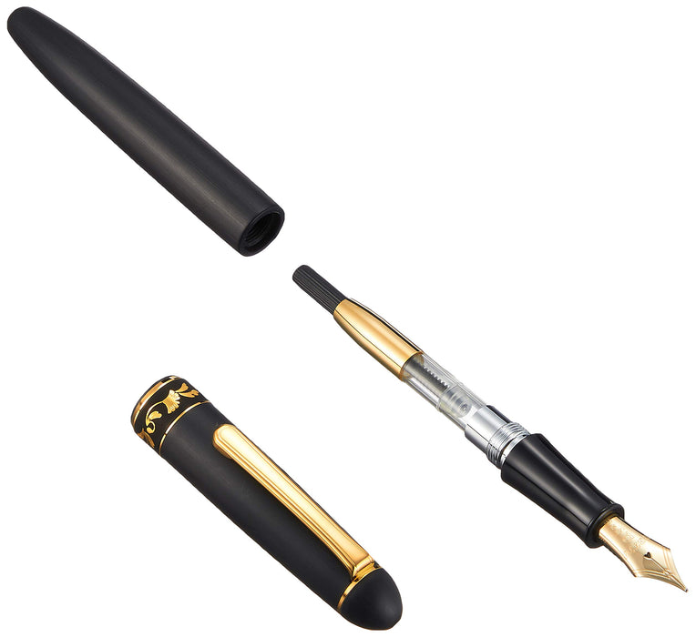 Platinum Fountain Pen #3776 with Medium Point and Higo Inlay Ginkgo Ptb-30000Z-Kiichin - The #1 Place for Japanese Goods in Your Hand!