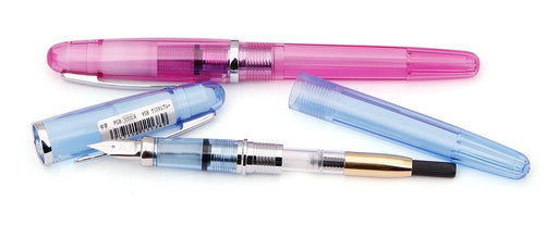 Platinum Fountain Pen Balance - Medium Point Crystal Blue - PGB-3000A#58-3-Kiichin - The #1 Place for Japanese Goods in Your Hand!