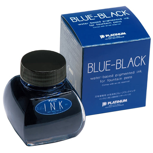 Blue Black Ink-1200#3 Platinum Fountain Pen with 60CC Bottle Ink-Kiichin - The #1 Place for Japanese Goods in Your Hand!
