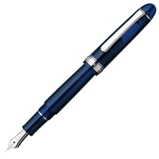 Platinum 3776 Century Chartres Blue Fountain Pen - Extra Bold Rhodium Finish Dual-Use-Kiichin - The #1 Place for Japanese Goods in Your Hand!