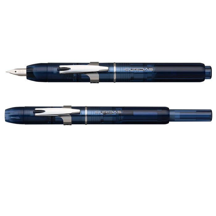 Platinum Curidas Abyss Blue Medium Point Fountain Pen Pkn-7000#50-3-Kiichin - The #1 Place for Japanese Goods in Your Hand!