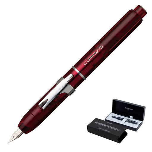 Platinum Curidas Grand Red Medium Point Fountain Pen Pkn-7000#77-3-Kiichin - The #1 Place for Japanese Goods in Your Hand!