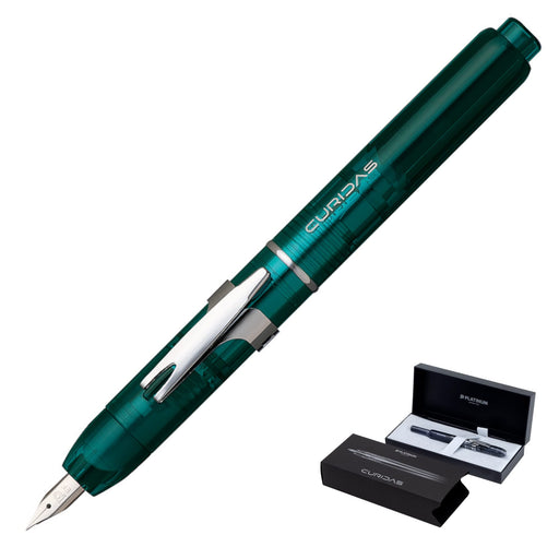 Platinum Fountain Pen Curidas Medium Point Urban Green - PKN-7000#43-3-Kiichin - The #1 Place for Japanese Goods in Your Hand!