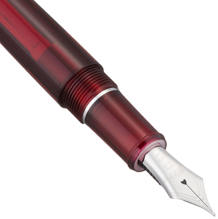 Platinum Fountain Pen 3776 Century Medium Point Rhodium Finish Burgundy PNB-18000CR Dual Use-Kiichin - The #1 Place for Japanese Goods in Your Hand!
