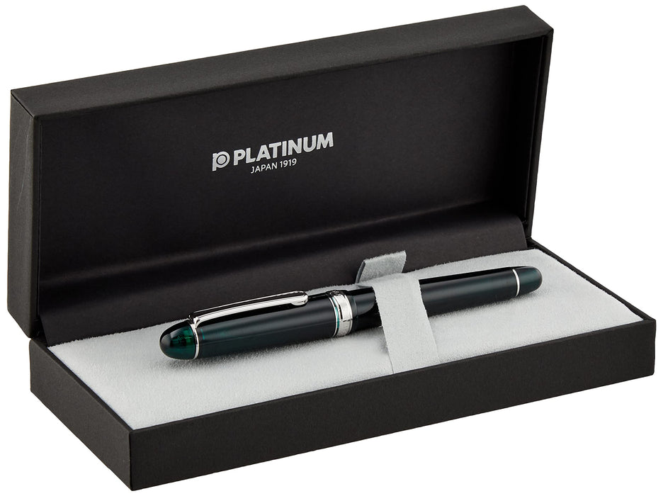 Platinum Fountain Pen 3776 Century Laurel Green Medium Point Rhodium Finish Dual-Use-Kiichin - The #1 Place for Japanese Goods in Your Hand!