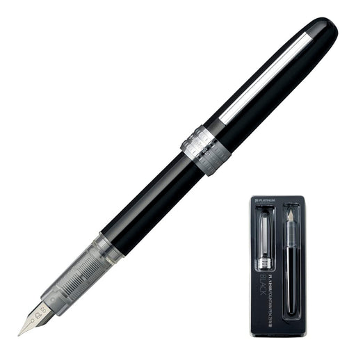 Platinum Plaisir Medium Point Black Ink Fountain Pen Pgb-1000#1-3-Kiichin - The #1 Place for Japanese Goods in Your Hand!