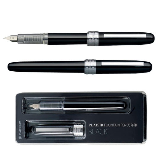 Platinum Plaisir Medium Point Black Ink Fountain Pen Pgb-1000#1-3-Kiichin - The #1 Place for Japanese Goods in Your Hand!