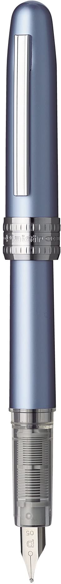 Platinum Plaisir Medium Point Fountain Pen in Frosty Blue-Kiichin - The #1 Place for Japanese Goods in Your Hand!
