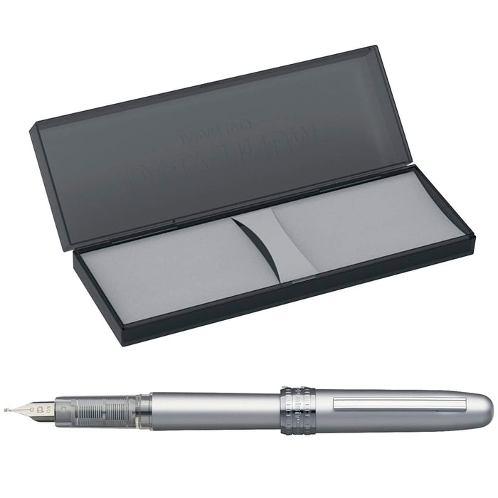 Platinum Plaisir Ice White Fountain Pen with Medium Point PGB-1000B#3-3-Kiichin - The #1 Place for Japanese Goods in Your Hand!