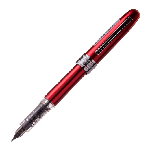 Platinum Plaisir Red Fountain Pen with Medium Point - PGB-1000#70-3-Kiichin - The #1 Place for Japanese Goods in Your Hand!