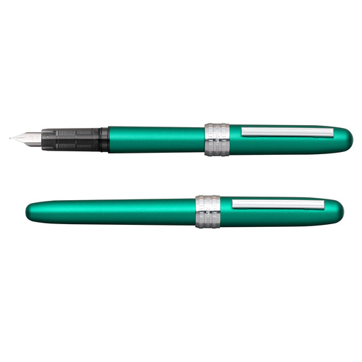Platinum Plaisir Medium Point Fountain Pen in Teal Green-Kiichin - The #1 Place for Japanese Goods in Your Hand!