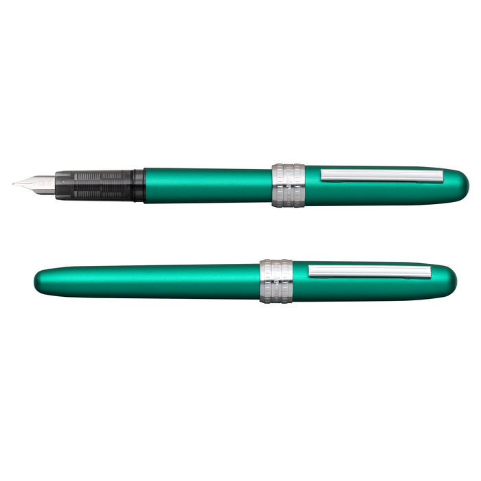 Platinum Plaisir Medium Point Fountain Pen in Teal Green-Kiichin - The #1 Place for Japanese Goods in Your Hand!
