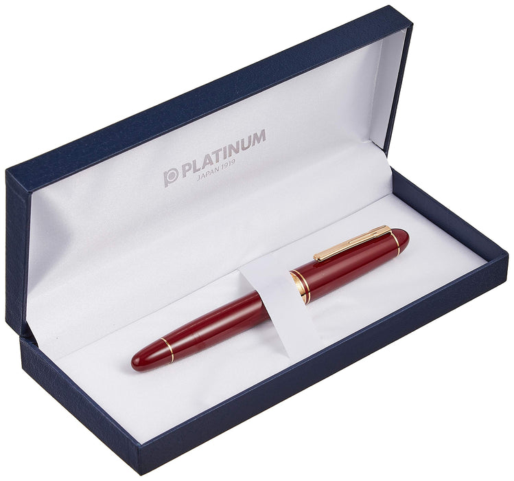 Platinum Fountain Pen President Medium Point Wine Red - PTB-20000P#10-3-Kiichin - The #1 Place for Japanese Goods in Your Hand!