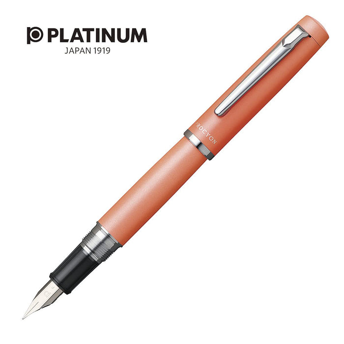 Platinum Procion Fountain Pen Persimmon Orange Medium Point #25 PNS-5000-Kiichin - The #1 Place for Japanese Goods in Your Hand!