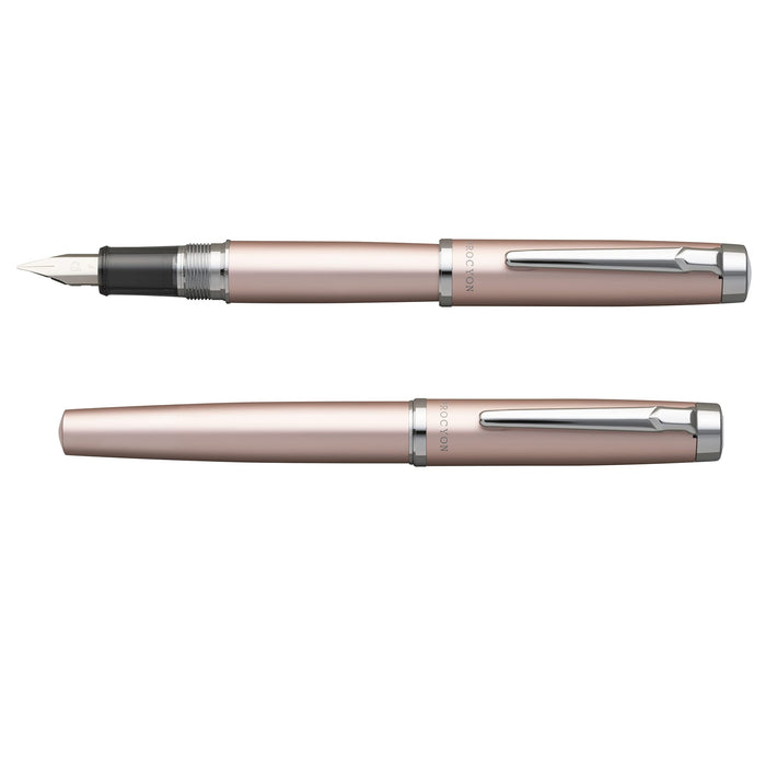 Platinum Fountain Pen Procion Luster Medium Point in Rose Gold-Kiichin - The #1 Place for Japanese Goods in Your Hand!
