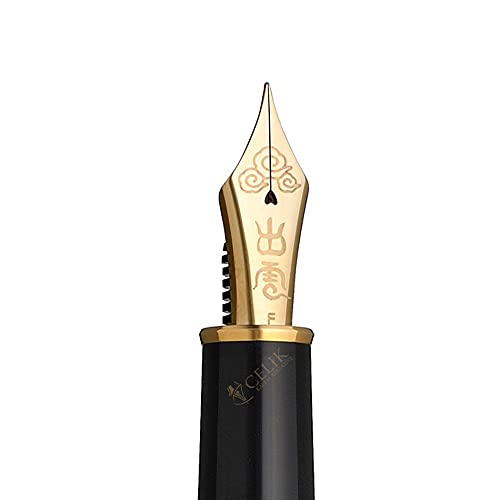 Platinum Izumo Bamboo Knit Medium Point Fountain Pen Hatchet Eye Dark Black-Kiichin - The #1 Place for Japanese Goods in Your Hand!