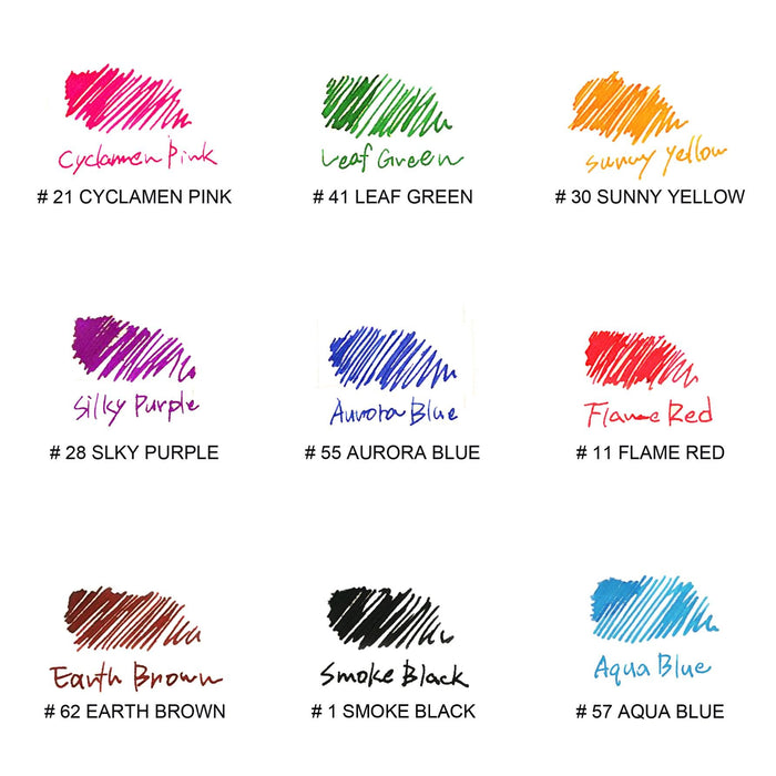 Platinum Fountain Pen Smoke Black Mixable InkM-1200 Water-Based Dye-Kiichin - The #1 Place for Japanese Goods in Your Hand!