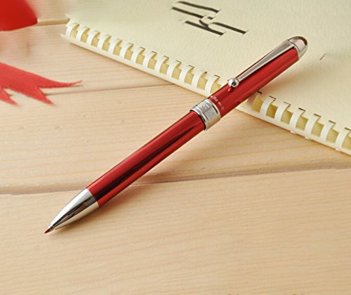Platinum Fountain Pen Double 3 Action Multifunction Mwb-1000C#70 in Vibrant Red-Kiichin - The #1 Place for Japanese Goods in Your Hand!