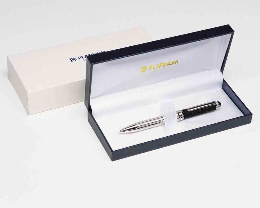 Platinum Multifunctional Double Action Fountain Pen Genuine Leather Wrapped Cocoa-Kiichin - The #1 Place for Japanese Goods in Your Hand!