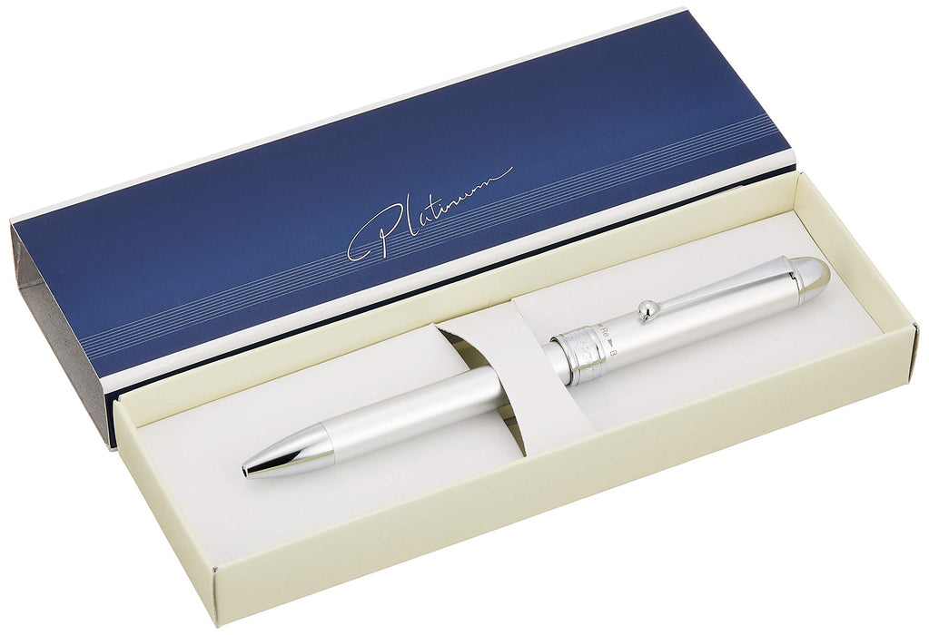 Platinum Multifunctional Double Action Fountain Pen in Ice White - Mwb-1000C#3-Kiichin - The #1 Place for Japanese Goods in Your Hand!