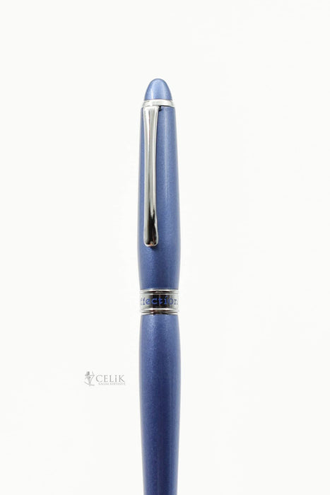 Platinum Fountain Pen Paf5000 - Thin Shaft Sleek Metallic Blue Finish-Kiichin - The #1 Place for Japanese Goods in Your Hand!