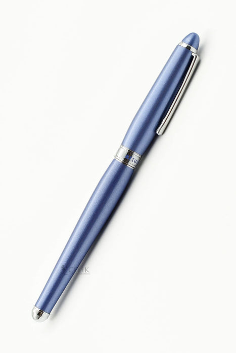 Platinum Fountain Pen Paf5000 - Thin Shaft Sleek Metallic Blue Finish-Kiichin - The #1 Place for Japanese Goods in Your Hand!