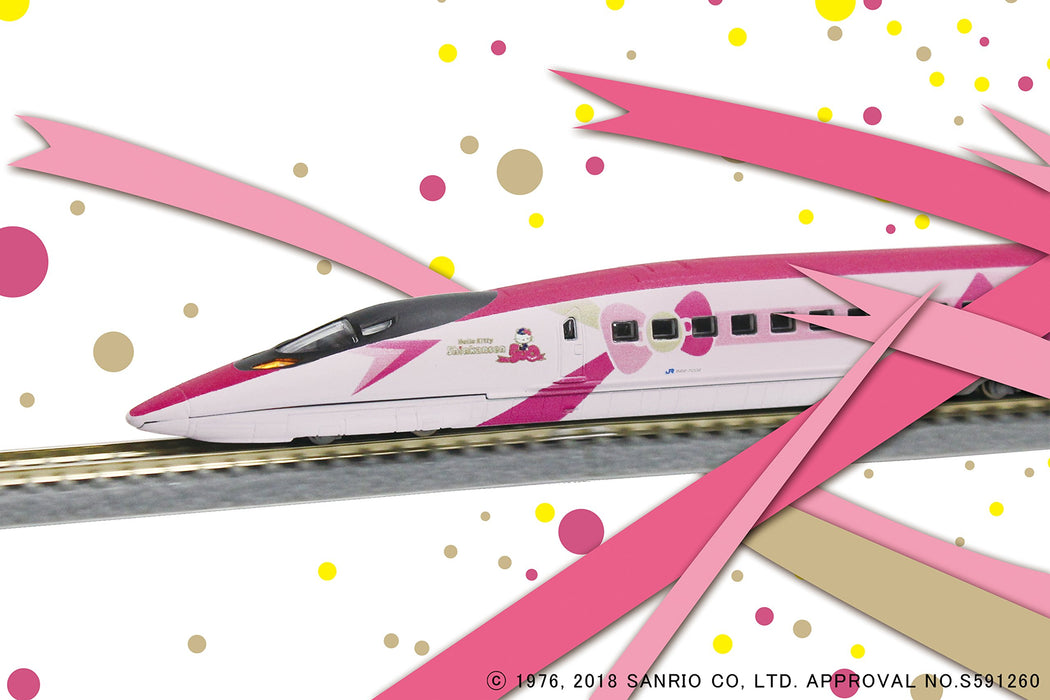 Rokuhan Z Gauge Hello Kitty Shinkansen 5-Car Train Set - Model T013-7-Kiichin - The #1 Place for Japanese Goods in Your Hand!