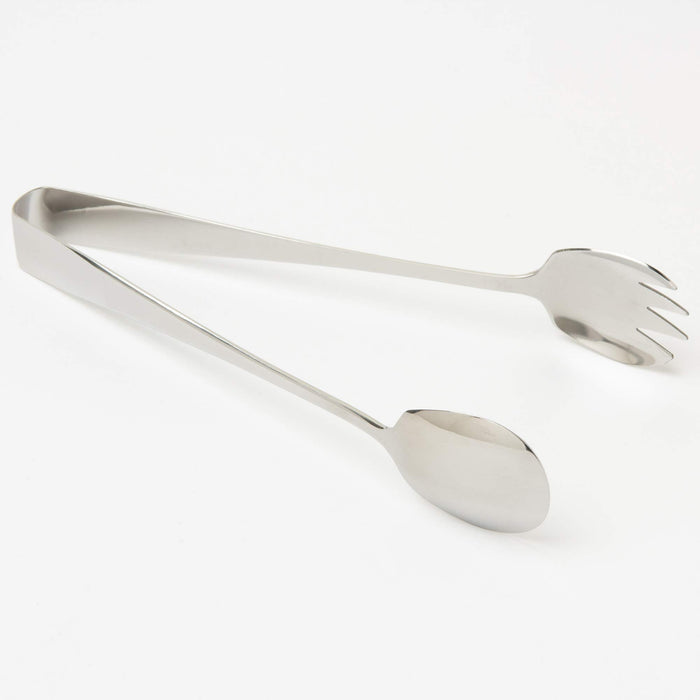 Sunnap Salad Service Tongs Sa18-0 Large Silver Bsc25001-Kiichin - The #1 Place for Japanese Goods in Your Hand!