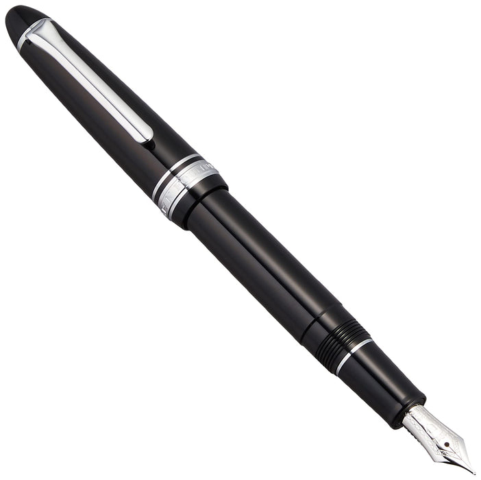 Sailor Fountain Pen - Medium Point Light Silver Trim Black Profit Series 11-1039-420-Kiichin - The #1 Place for Japanese Goods in Your Hand!