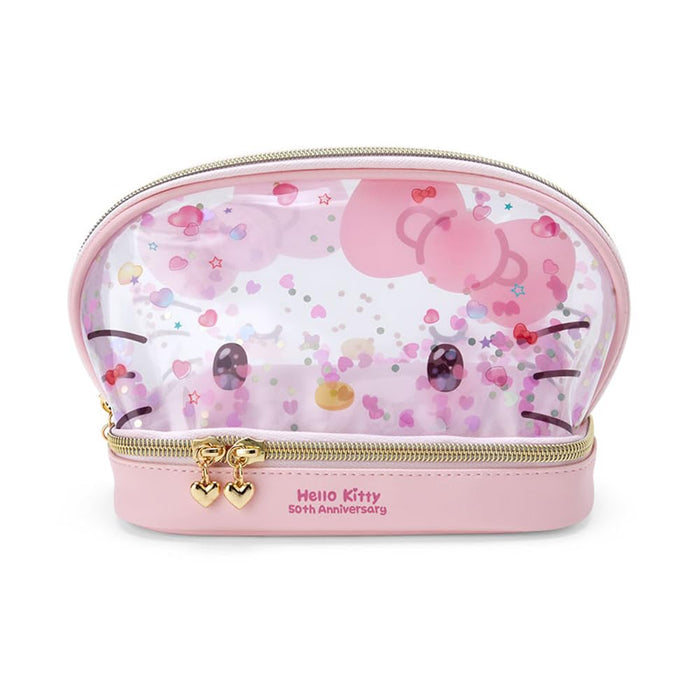 Sanrio Hello Kitty 50th Anniv Pouch 517623-Kiichin - The #1 Place for Japanese Goods in Your Hand!