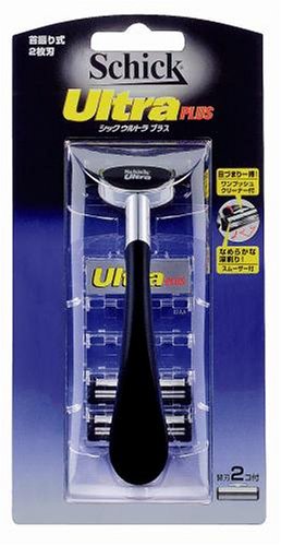 Schick Ultra Plus Razor Holder with 2 Spare Blades by Schick-Kiichin - The #1 Place for Japanese Goods in Your Hand!