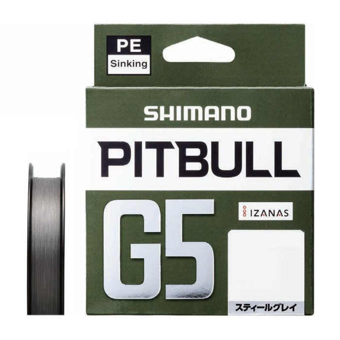 Shimano Pitbull G5 100M Steel Gray 0.8 | High-Performance Shimano Line-Kiichin - The #1 Place for Japanese Goods in Your Hand!