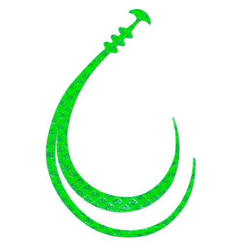 Shimano Tairaba Engetsu Bakubaku Necktie Single Curly M Green Lame-Kiichin - The #1 Place for Japanese Goods in Your Hand!