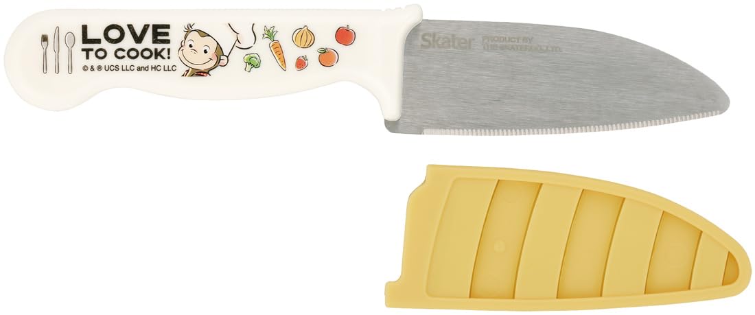 Skater Children's Safety Knife 9cm Blade Curious George Design HK2-A