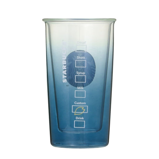 Starbucks Sakura2025 Double Wall Glass 355Ml Night Blue Sakura Cherry Blossom-Kiichin - The #1 Place for Japanese Goods in Your Hand!