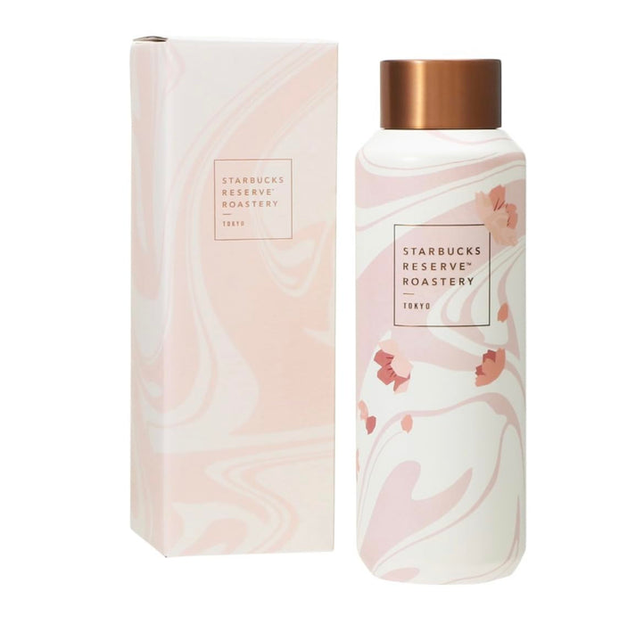 Starbucks Stainless Steel Bottle Marble Sakura 473ml Roastery 2024 Tumbler-Kiichin - The #1 Place for Japanese Goods in Your Hand!